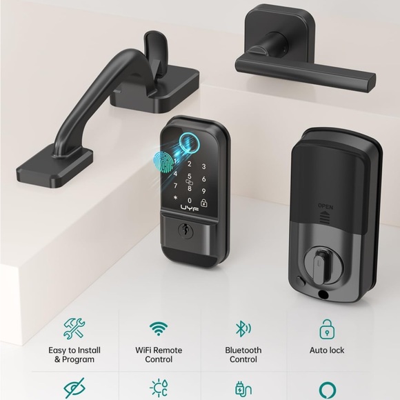 ⭐️Smart Front Lock Handle Set NEW - Picture 4 of 11